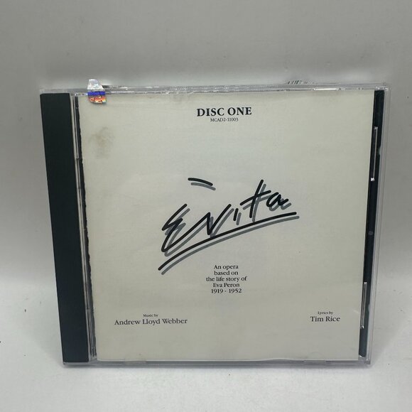 Evita - Andrew Lloyd Webber,Tim Rice - CD Disc 1-2 MCA Records 1976 - Picture 2 of 7
